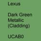 Preview: Lexus, Dark Green Metallic (Cladding), UCAB0.